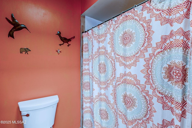 241 W Calle Mccleary, Green Valley, AZ 85614 - bathroom featuring toilet and curtained shower