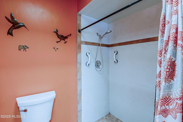 241 W Calle Mccleary, Green Valley, AZ 85614 - bathroom with tiled shower and toilet