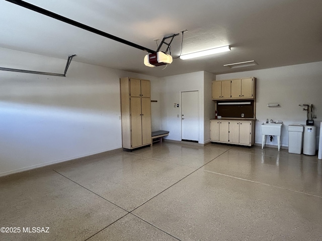 60422 E Arroyo Vista Dr, Oracle, AZ 85623 - garage with a garage door opener and baseboards