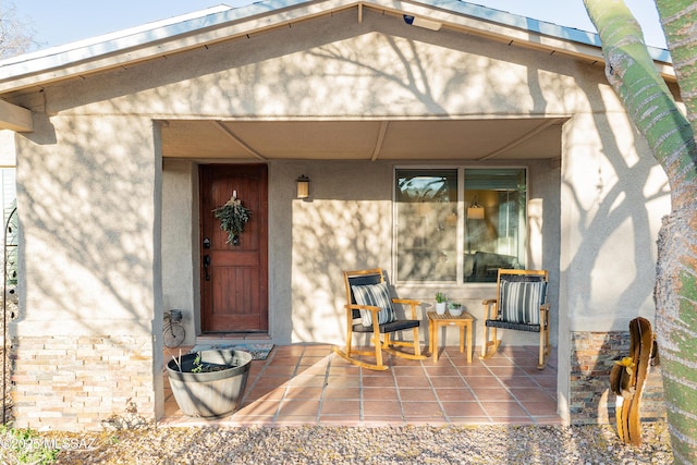 2120 N Fair Oaks Ave, Tucson, AZ 85712 - property entrance featuring stucco siding and covered porch