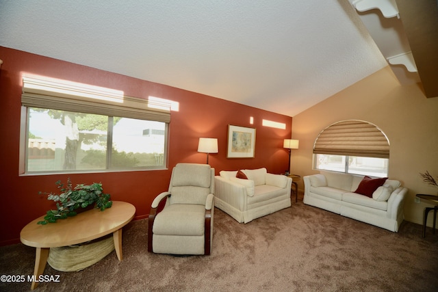 980 W Camino Sagasta, Green Valley, AZ 85622 - carpeted living area with lofted ceiling