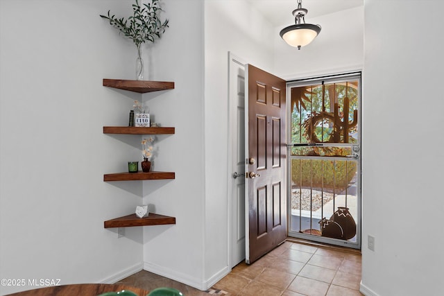 472 W Calle Sedillo, Sahuarita, AZ 85629 - foyer entrance with baseboards and light tile patterned flooring