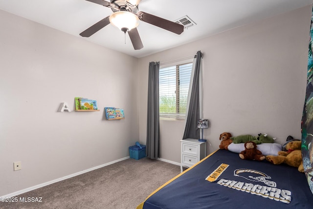 21185 E Reunion Rd, Red Rock, AZ 85145 - unfurnished bedroom featuring carpet floors, baseboards, and a ceiling fan
