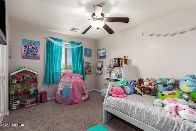 21185 E Reunion Rd, Red Rock, AZ 85145 - bedroom featuring carpet floors and a ceiling fan