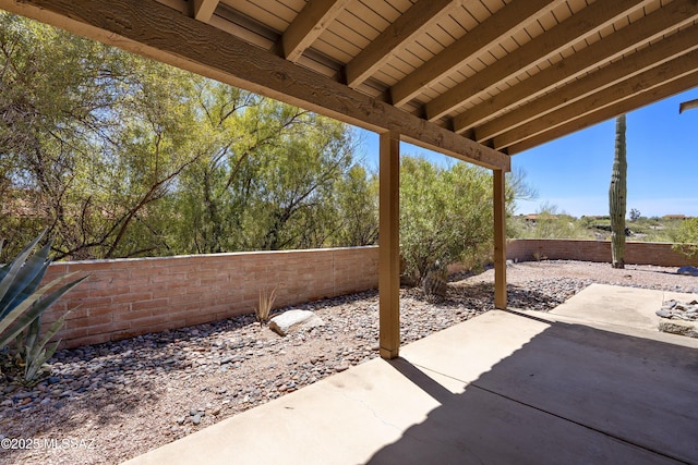 5790 E Chiricahua Trl, Tucson, AZ 85750 - fenced backyard featuring a patio