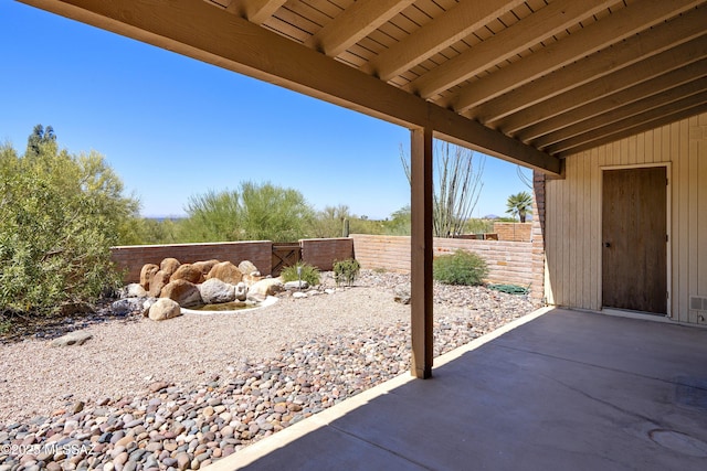 5790 E Chiricahua Trl, Tucson, AZ 85750 - fenced backyard featuring a patio