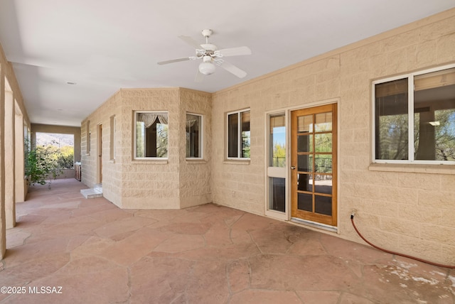 12220 E 5th St, Tucson, AZ 85748 - view of patio featuring ceiling fan
