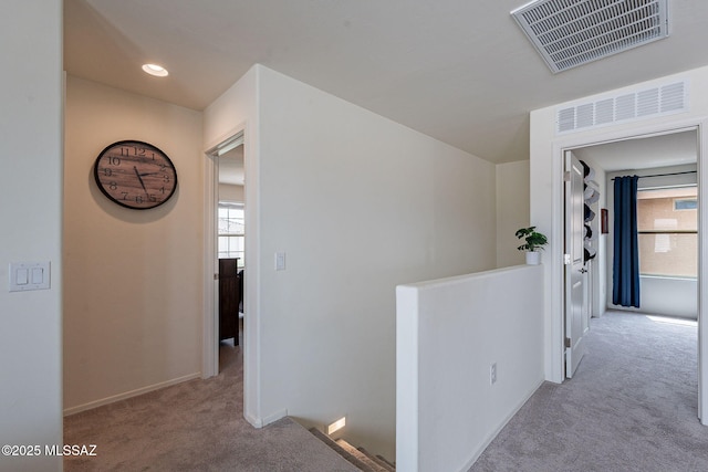 11267 S Weismann Dr, Vail, AZ 85641 - hall with an upstairs landing, carpet, and baseboards