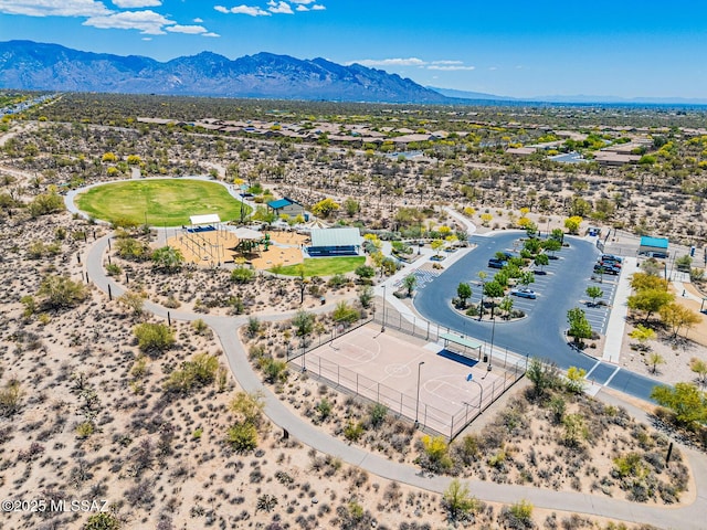 4762 W Placita Casa Sevilla, Marana, AZ 85658 - drone / aerial view of a mountain backdrop