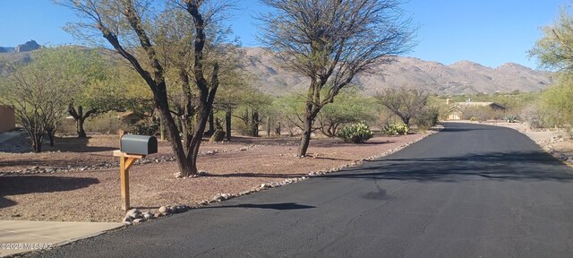 4081 N Hidden Cove Pl, Tucson, AZ 85749 - view of asphalt road featuring a mountain view