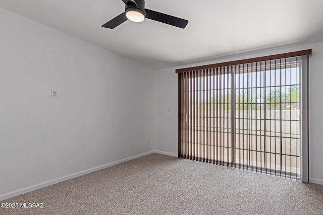 2302 S Cathy Ave, Tucson, AZ 85710 - empty room with a ceiling fan and carpet floors