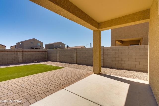 8045 S Red Sox Rd, Tucson, AZ 85756 - view of patio / terrace with a fenced backyard