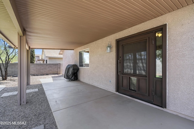 8807 S Desert Rainbow Dr, Tucson, AZ 85747 - view of patio / terrace with grilling area