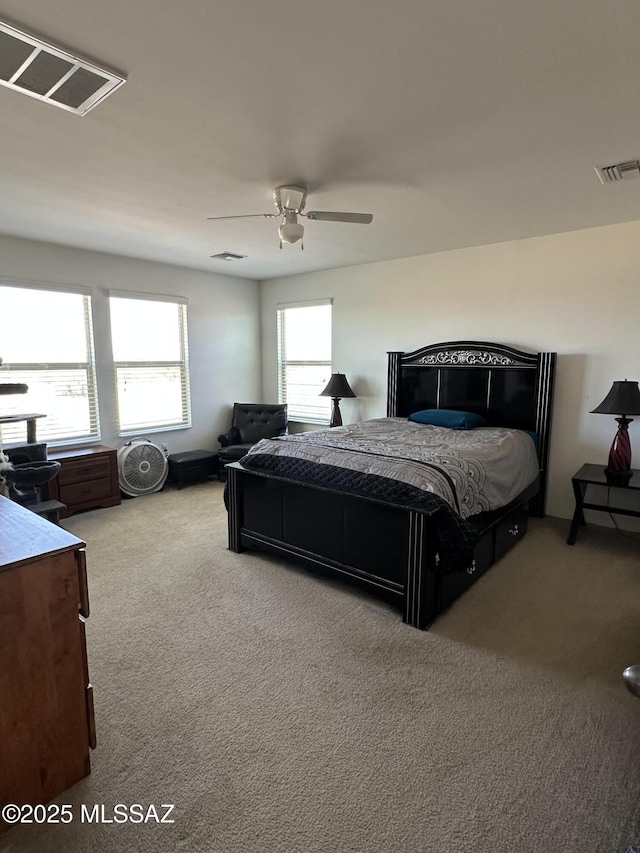 1027 E Madera Grove Ln, Sahuarita, AZ 85629 - carpeted bedroom featuring ceiling fan