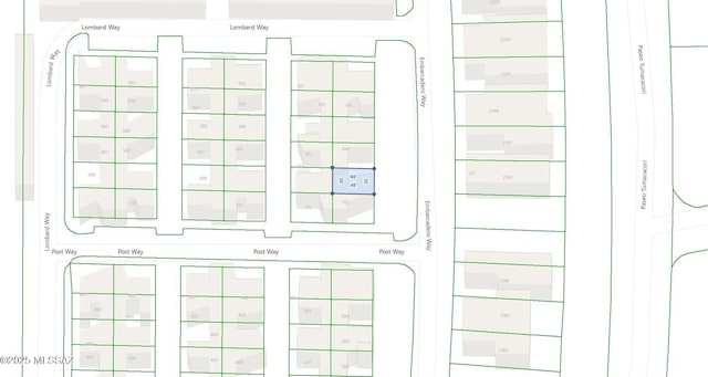 110 Post Way, Tubac, AZ 85646 - map of parcels