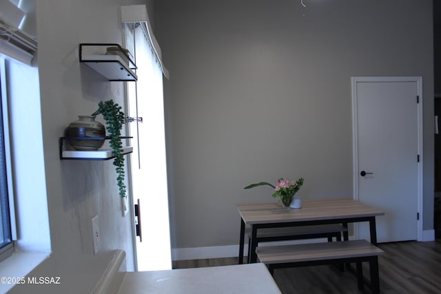 7747 S Lions Spring Way, Tucson, AZ 85747 - dining space featuring wood finished floors
