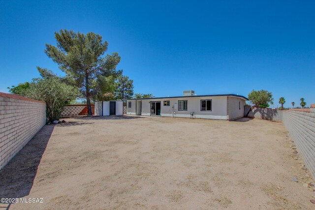 9570 E Sellarole Rd, Tucson, AZ 85730 - back of property with a fenced backyard