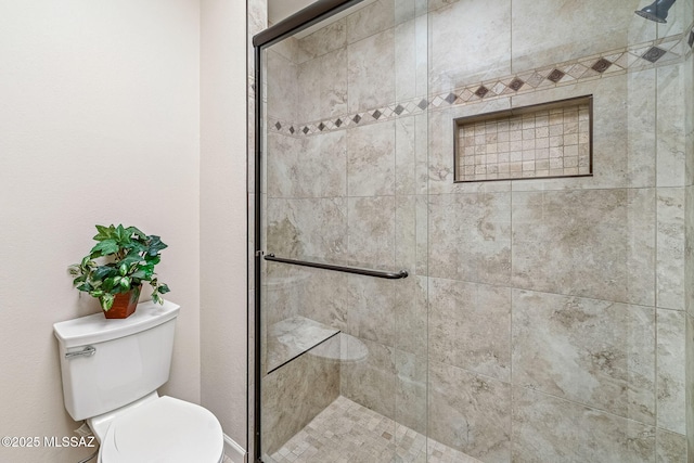 2742 S Via Del Bac, Green Valley, AZ 85622 - bathroom with a stall shower and toilet