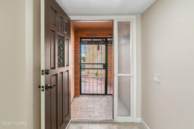 2742 S Via Del Bac, Green Valley, AZ 85622 - entrance foyer with light tile patterned floors and baseboards