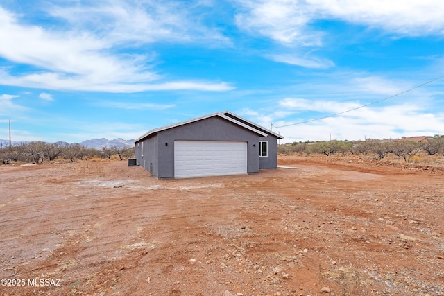 1846 Gardenias Ct, Rio Rico, AZ 85648 - detached garage featuring a mountain view