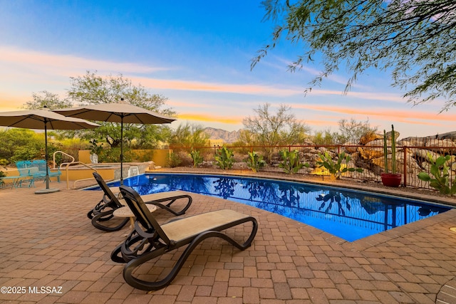 545 E Thunderstorm Pl, Oro Valley, AZ 85755 - view of pool with a patio area