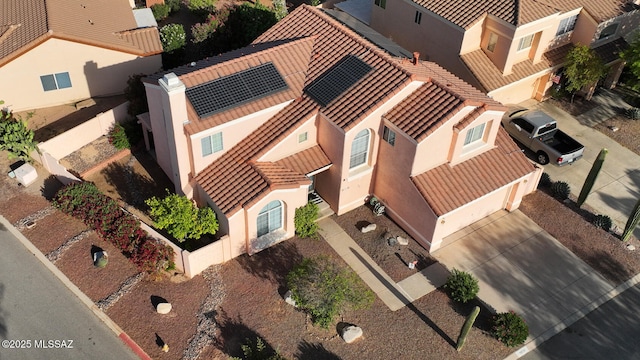 9870 N Meadow Flower Pl, Tucson, AZ 85742 - aerial perspective of suburban area