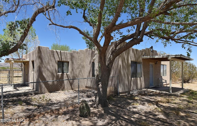 1203 N Cochise Stronghold Rd, Cochise, AZ 85606 - rear view of property featuring fence and a patio area