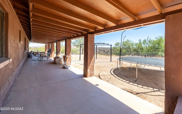 253 Grillo Ct, Rio Rico, AZ 85648 - view of patio / terrace featuring a trampoline