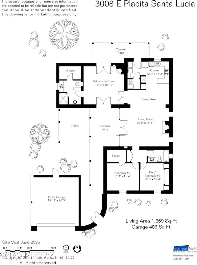 3008 E Placita Santa Lucia, Tucson, AZ 85716 - view of home floor plan