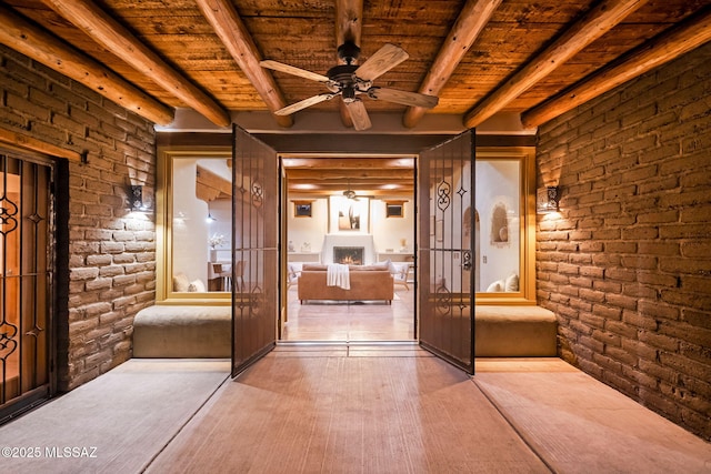 3008 E Placita Santa Lucia, Tucson, AZ 85716 - view of exterior entry featuring a ceiling fan
