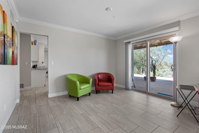 2282 W Rapallo Way, Tucson, AZ 85741 - living area with crown molding and baseboards