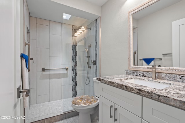 2282 W Rapallo Way, Tucson, AZ 85741 - full bathroom with toilet, a stall shower, and vanity