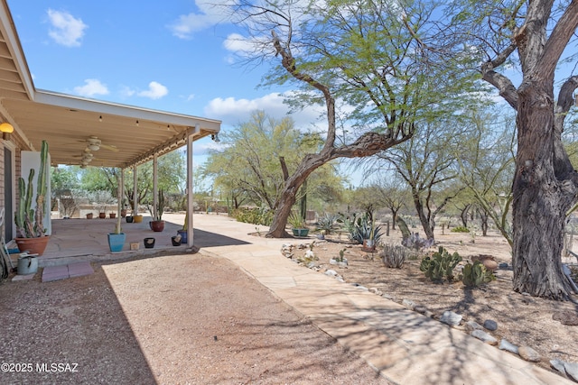 2282 W Rapallo Way, Tucson, AZ 85741 - view of patio featuring ceiling fan