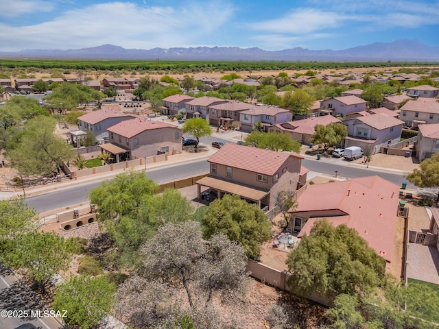 14570 S Sumac Dr, Sahuarita, AZ 85629 - aerial view of residential area with a mountain backdrop
