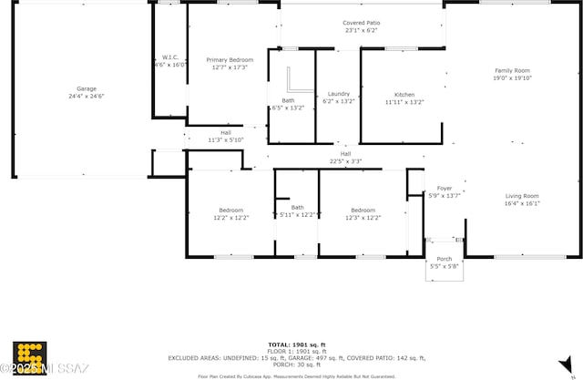 3454 E Calle Del Prado, Tucson, AZ 85716 - home floor plan