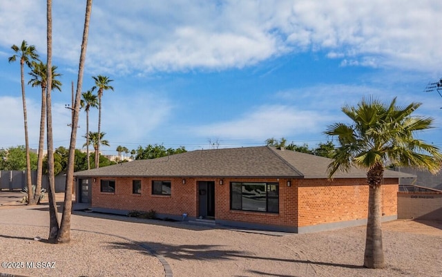 3454 E Calle Del Prado, Tucson, AZ 85716 - ranch-style home with brick siding and roof with shingles