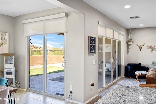 9693 N Melandra Way, Marana, AZ 85653 - doorway with recessed lighting and baseboards