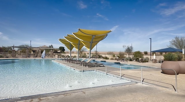 9693 N Melandra Way, Marana, AZ 85653 - community pool with a patio