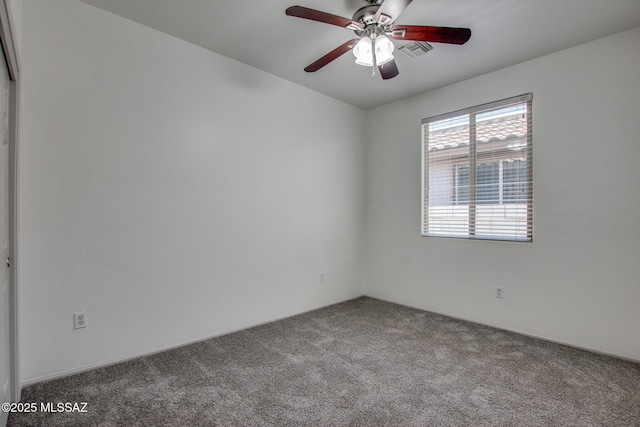 6837 W Leeward Cove Way, Tucson, AZ 85757 - carpeted spare room featuring ceiling fan