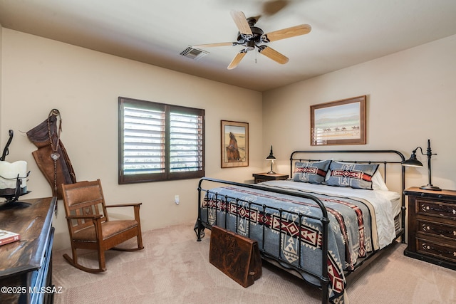 124 Circulo Vespucci, Tubac, AZ 85646 - carpeted bedroom featuring a ceiling fan