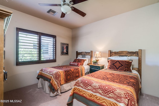 124 Circulo Vespucci, Tubac, AZ 85646 - bedroom featuring carpet and ceiling fan