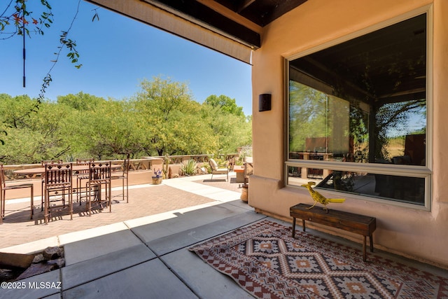 124 Circulo Vespucci, Tubac, AZ 85646 - view of patio / terrace