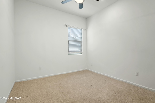 12513 Denton Way, Marana, AZ 85653 - unfurnished room with ceiling fan, light carpet, and baseboards