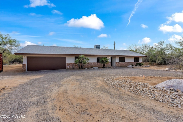 1241 W Cananea Cir, Tucson, AZ 85704 - ranch-style home featuring dirt driveway and a garage