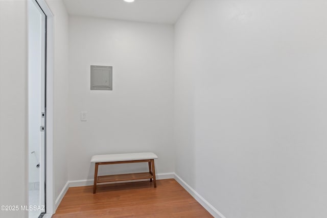 1241 W Cananea Cir, Tucson, AZ 85704 - corridor with light wood-style floors and baseboards
