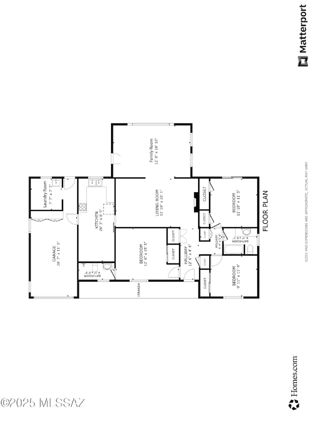 5449 E Rosewood St, Tucson, AZ 85711 - home floor plan