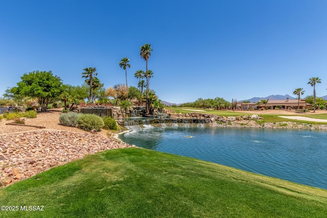 1936 N Star Vw Ln, Green Valley, AZ 85614 - water view featuring a mountain backdrop