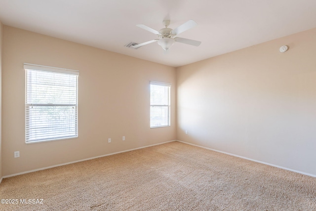 15815 S Via Cayetano, Sahuarita, AZ 85629 - carpeted spare room featuring ceiling fan, baseboards, and a smoke detector