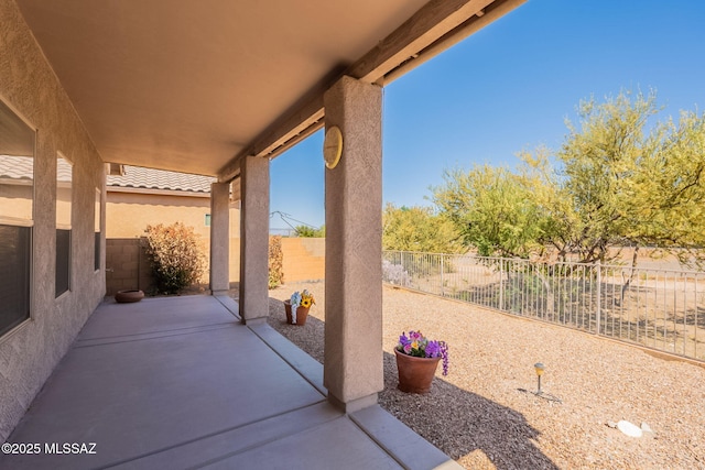 15815 S Via Cayetano, Sahuarita, AZ 85629 - view of patio / terrace with a fenced backyard