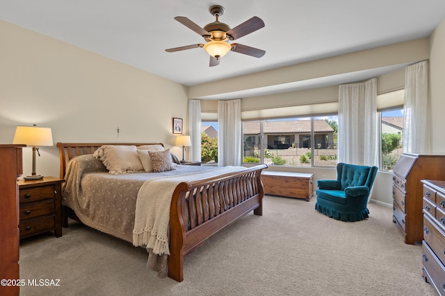 59962 E Arroyo Grande Dr, Oracle, AZ 85623 - bedroom featuring carpet floors and ceiling fan